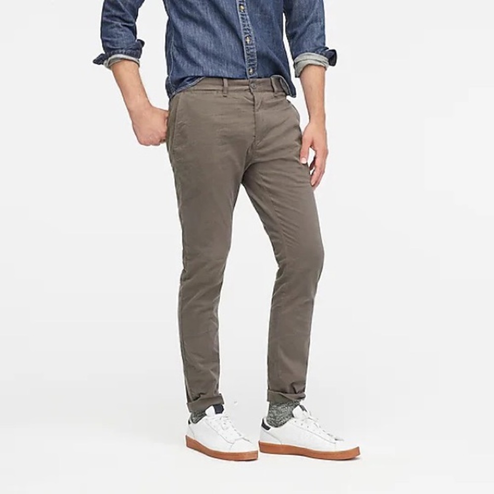 J Crew 250 Skinny-fit pant in stretch chino